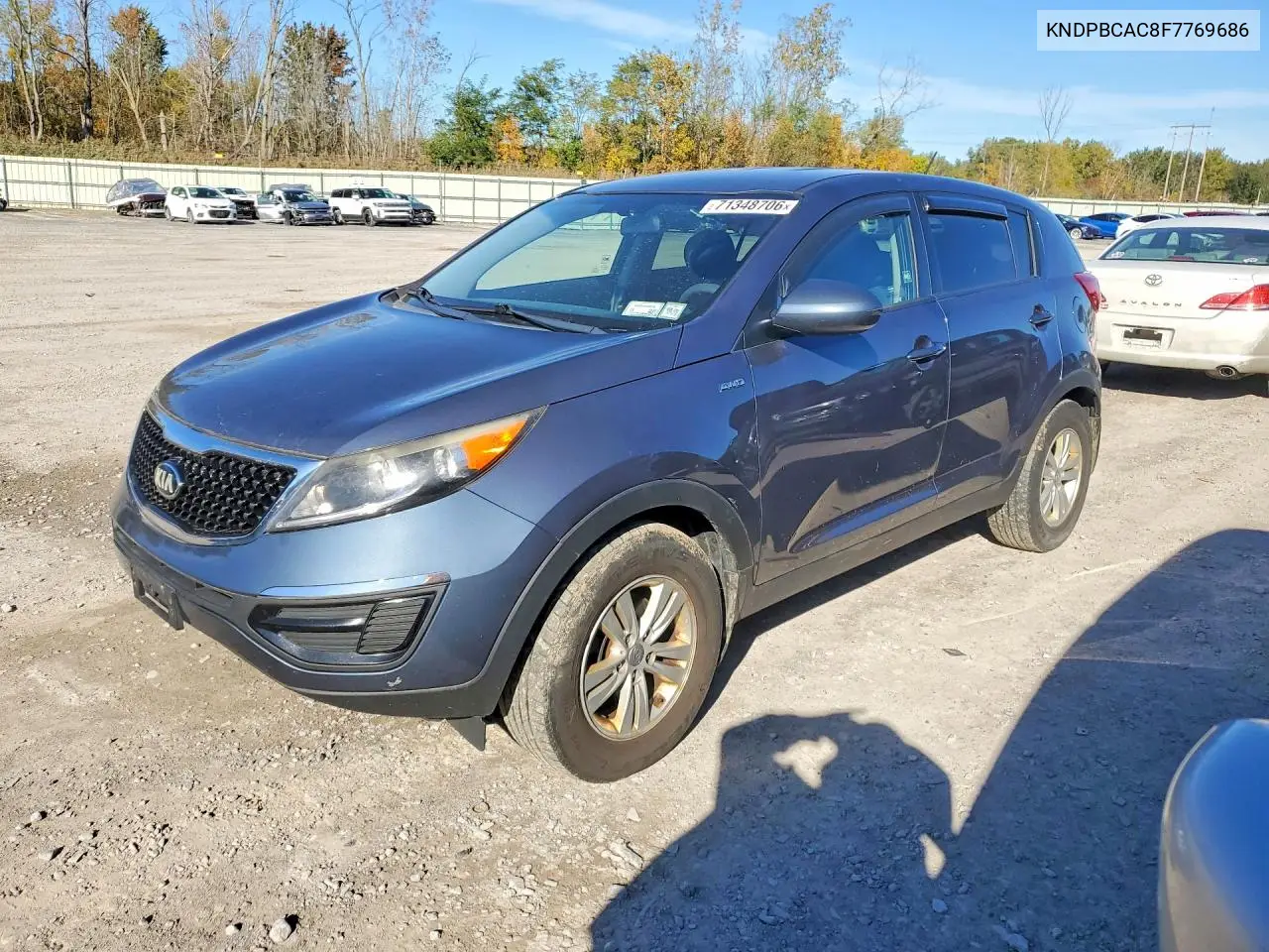 KIA SPORTAGE 2015, VIN KNDPBCAC8F7769686