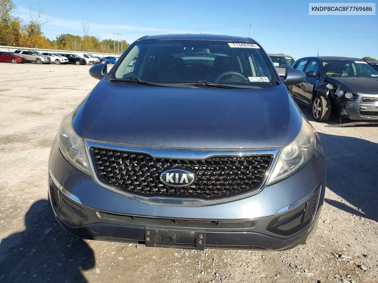 2015 KIA SPORTAGE VIN KNDPBCAC8F7769686 — фото 5