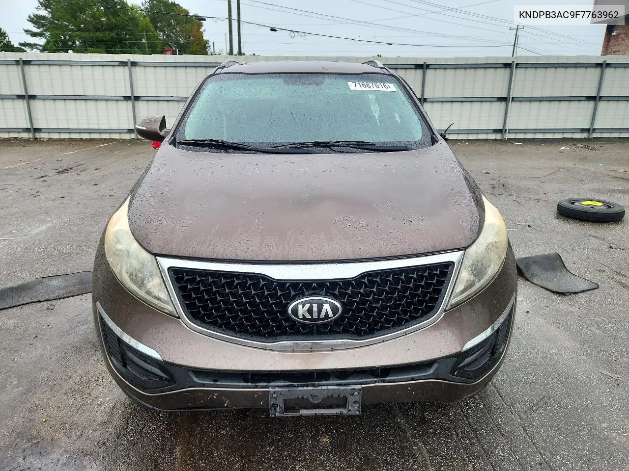 2015 KIA SPORTAGE VIN KNDPB3AC9F7763962 — фото 5