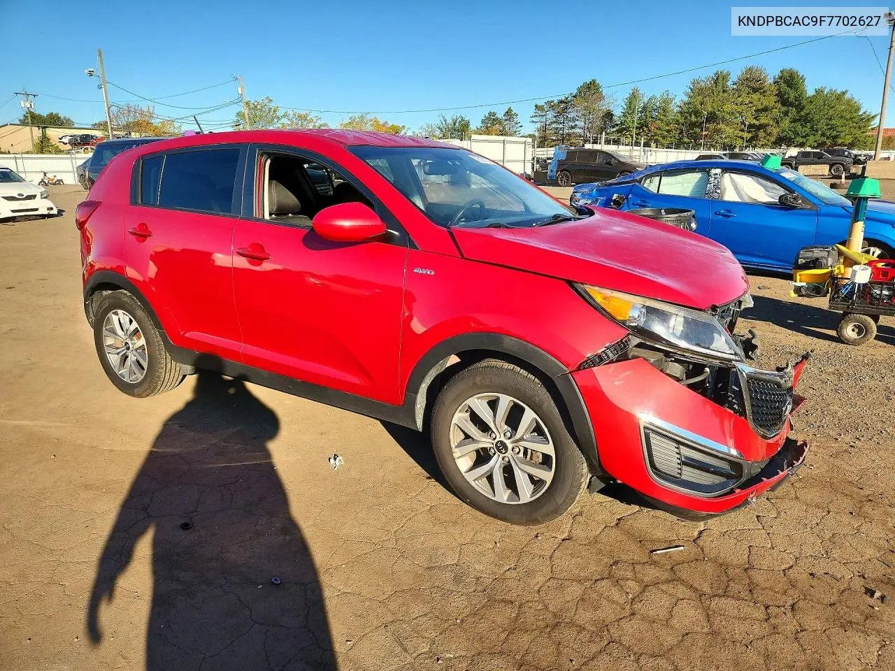 2015 KIA SPORTAGE VIN KNDPBCAC9F7702627 — фото 4