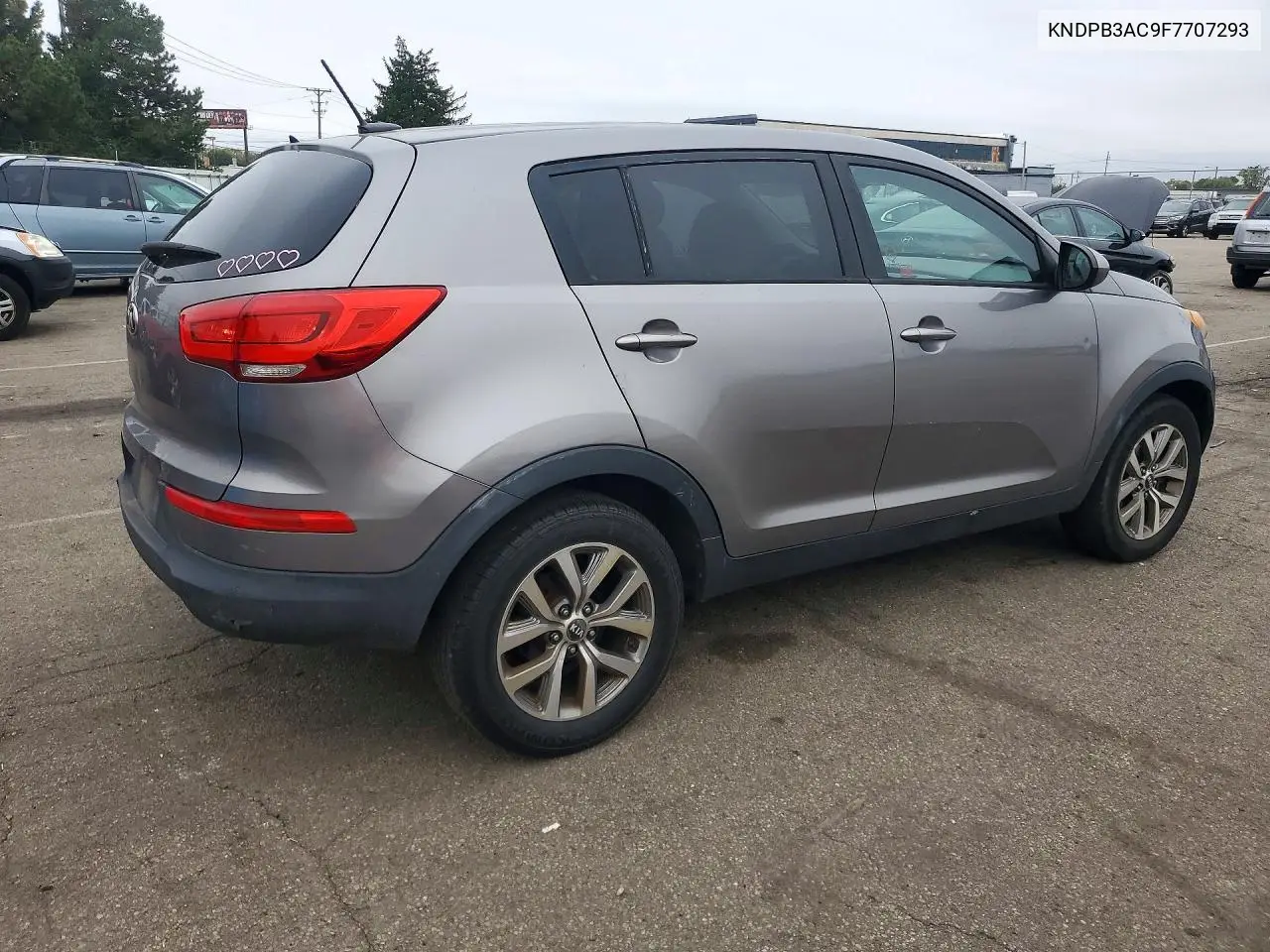 2015 KIA SPORTAGE VIN KNDPB3AC9F7707293 — фото 3