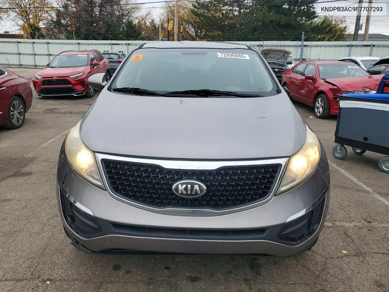 2015 KIA SPORTAGE VIN KNDPB3AC9F7707293 — фото 5
