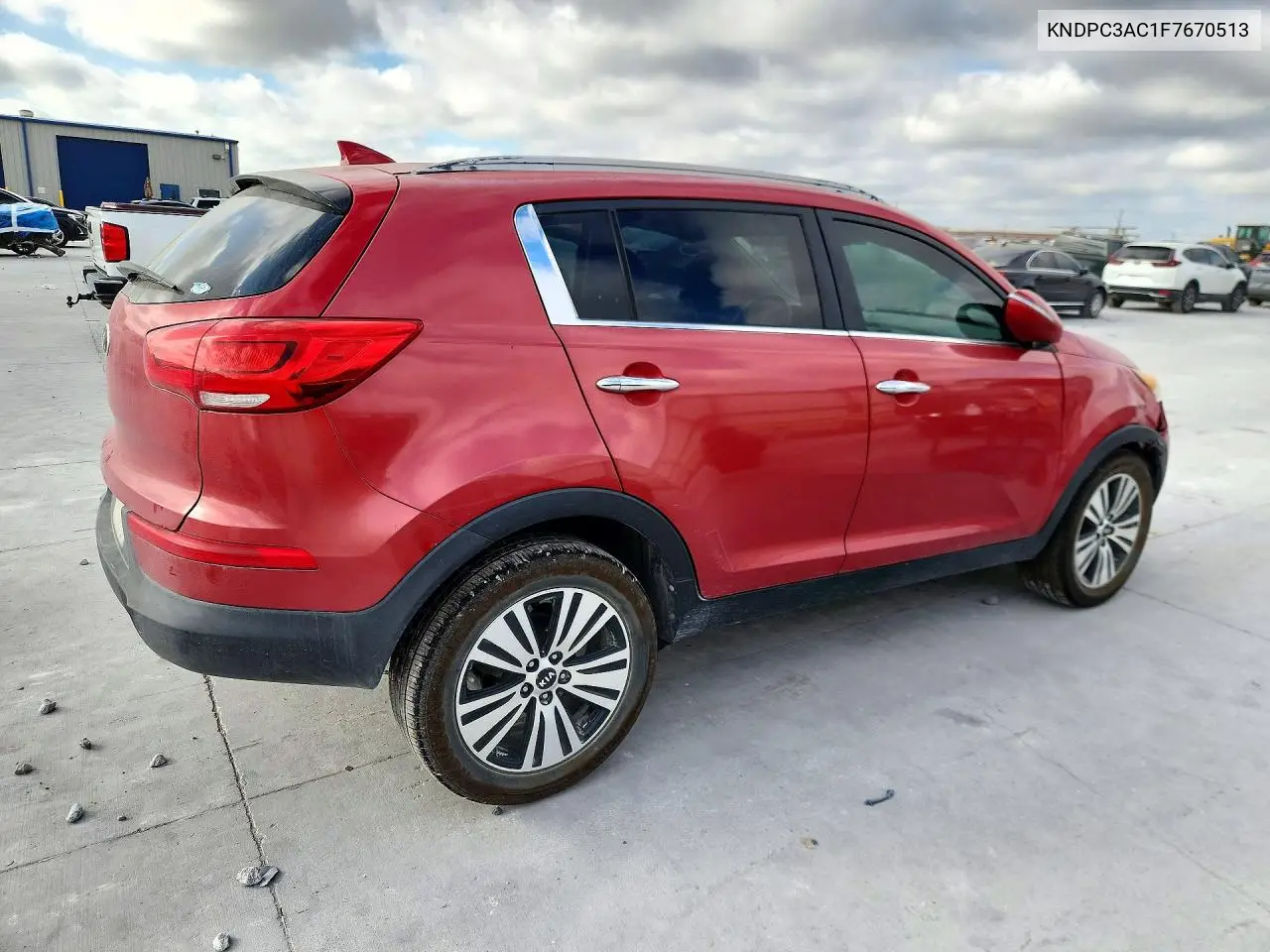 2015 KIA SPORTAGE VIN KNDPC3AC1F7670513 — фото 3
