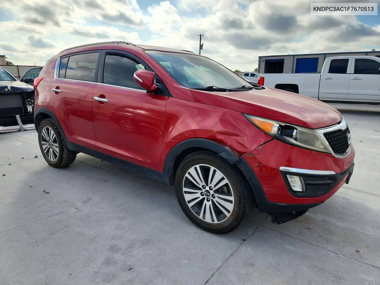 2015 KIA SPORTAGE VIN KNDPC3AC1F7670513 — фото 4