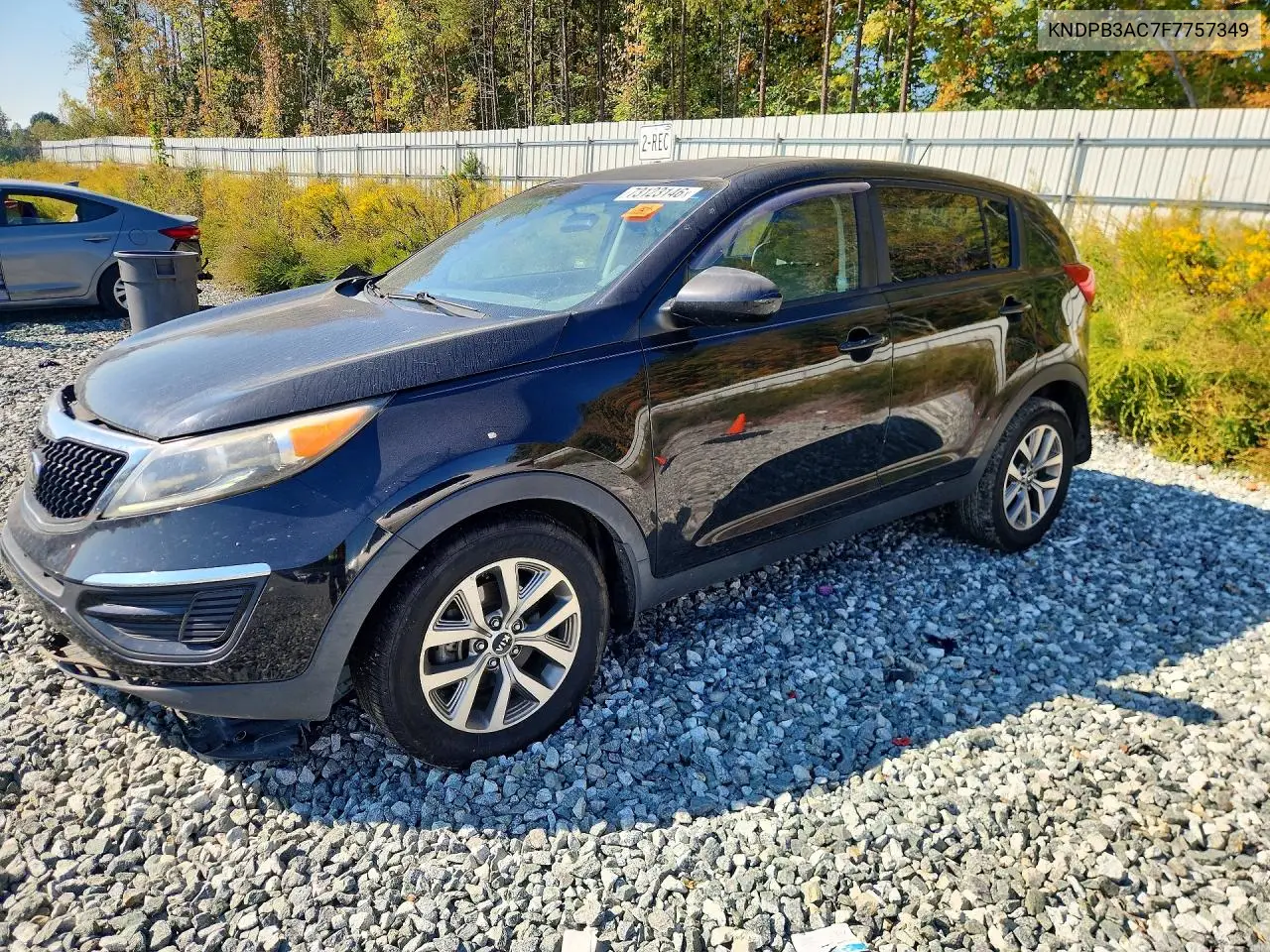 KIA SPORTAGE 2015, VIN KNDPB3AC7F7757349