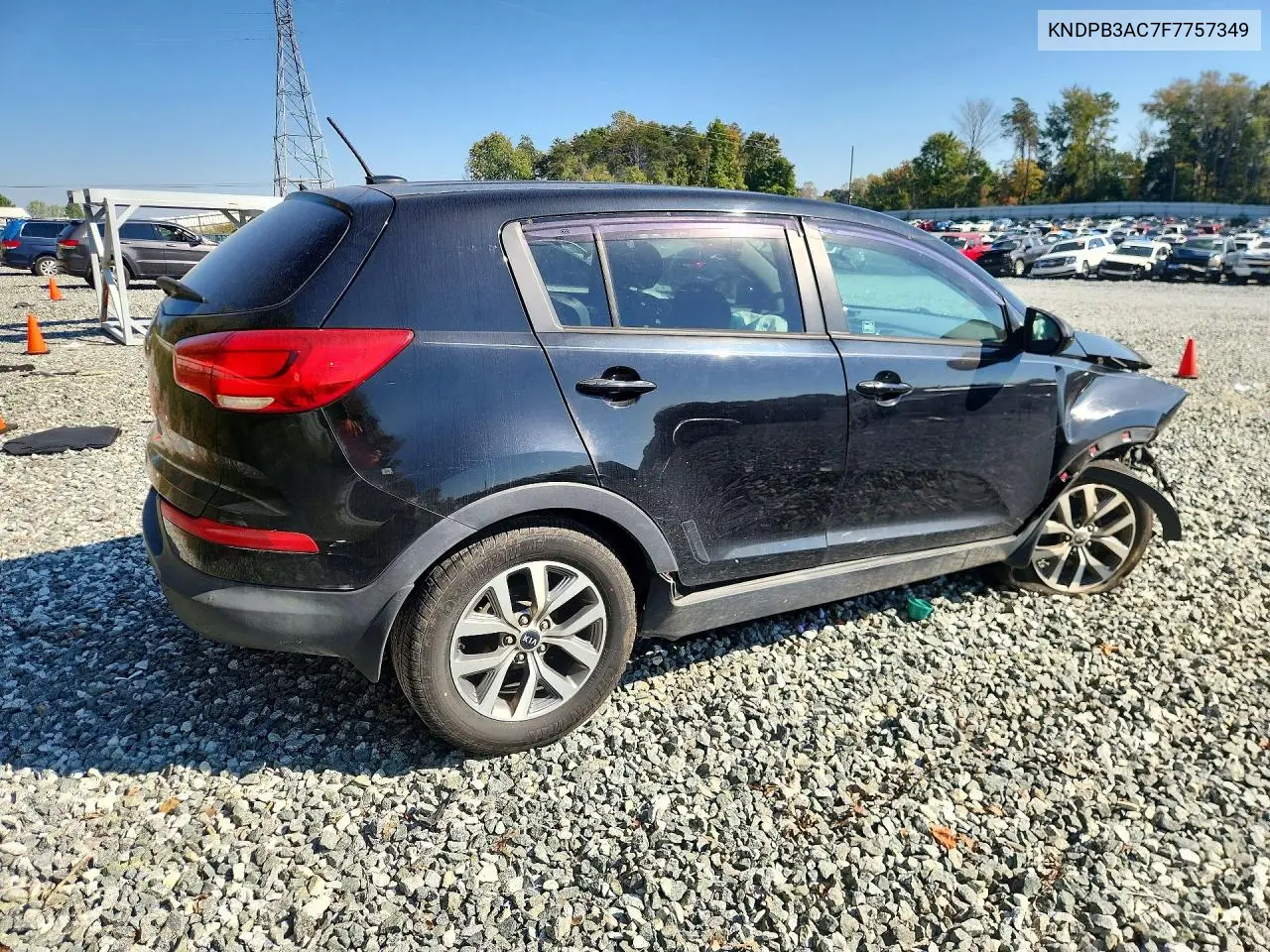 2015 KIA SPORTAGE VIN KNDPB3AC7F7757349 — фото 3