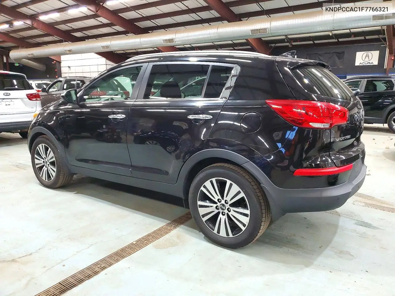 2015 KIA SPORTAGE VIN KNDPCCAC1F7766321 — фото 2