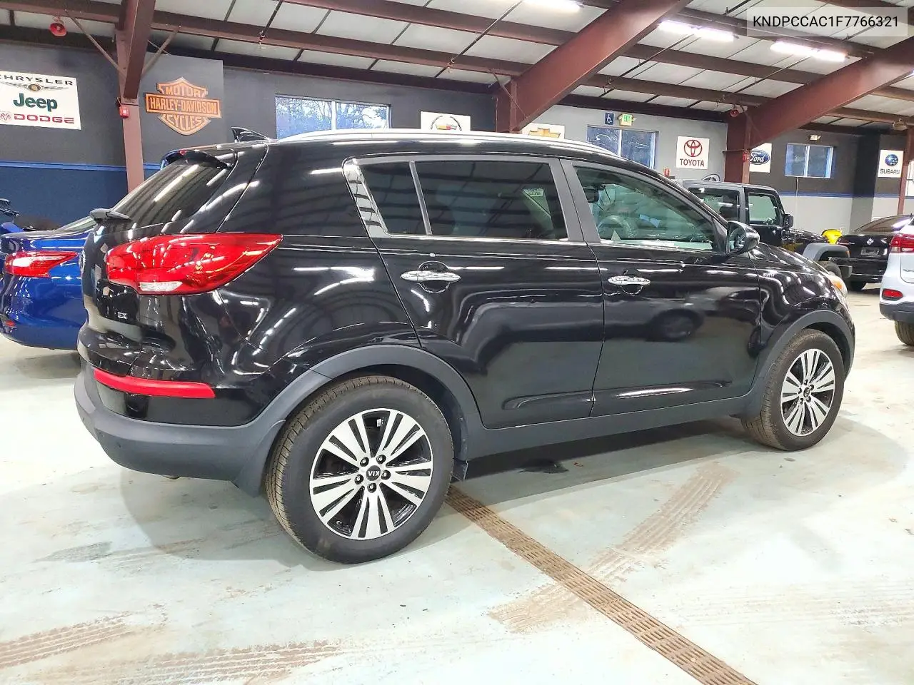 2015 KIA SPORTAGE VIN KNDPCCAC1F7766321 — фото 3