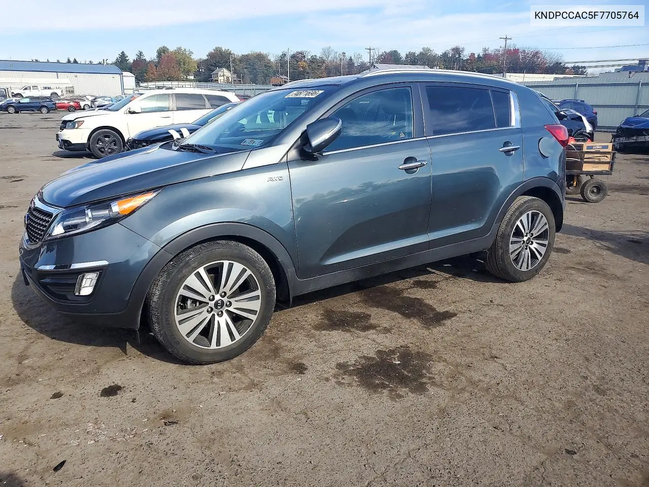 KIA SPORTAGE 2015, VIN KNDPCCAC5F7705764