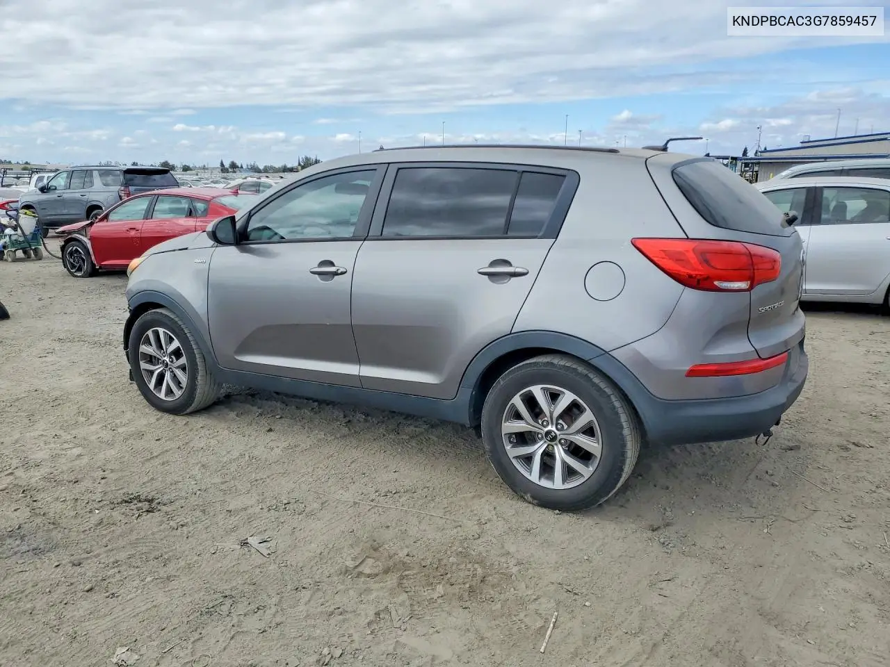 2016 KIA SPORTAGE VIN KNDPBCAC3G7859457 — фото 2