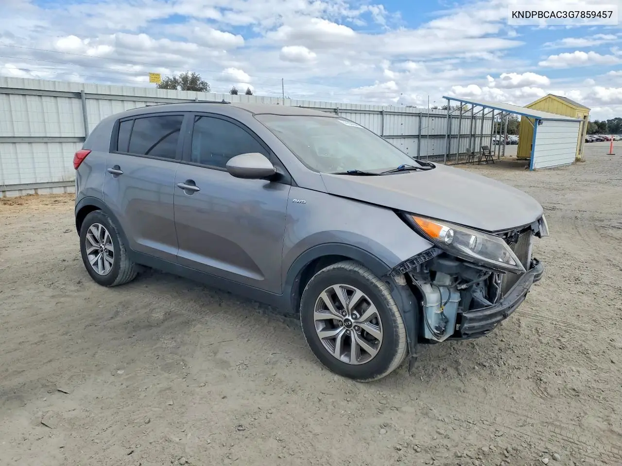 2016 KIA SPORTAGE VIN KNDPBCAC3G7859457 — фото 4