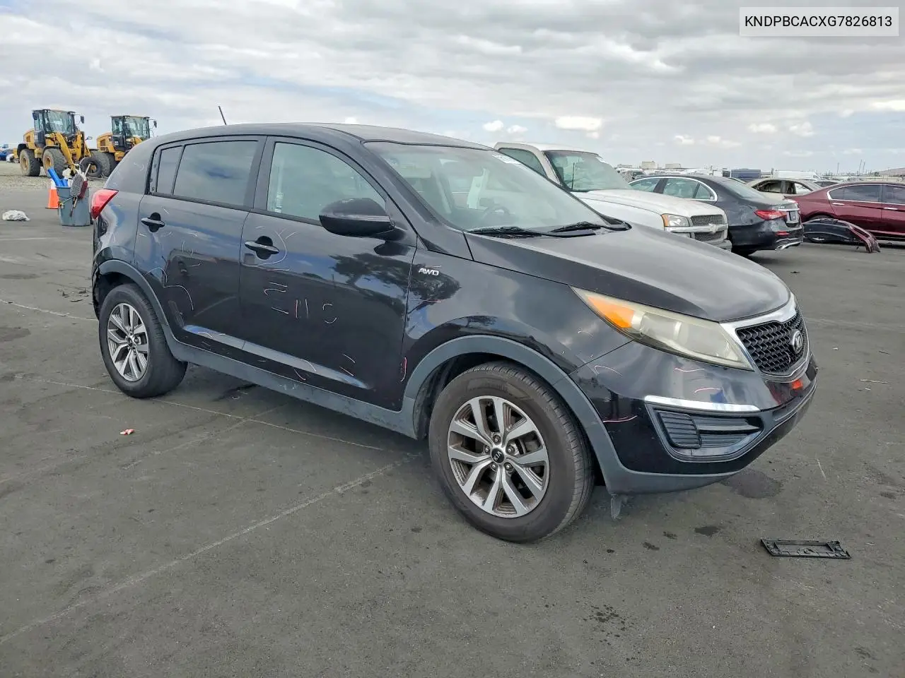 2016 KIA SPORTAGE VIN KNDPBCACXG7826813 — фото 4