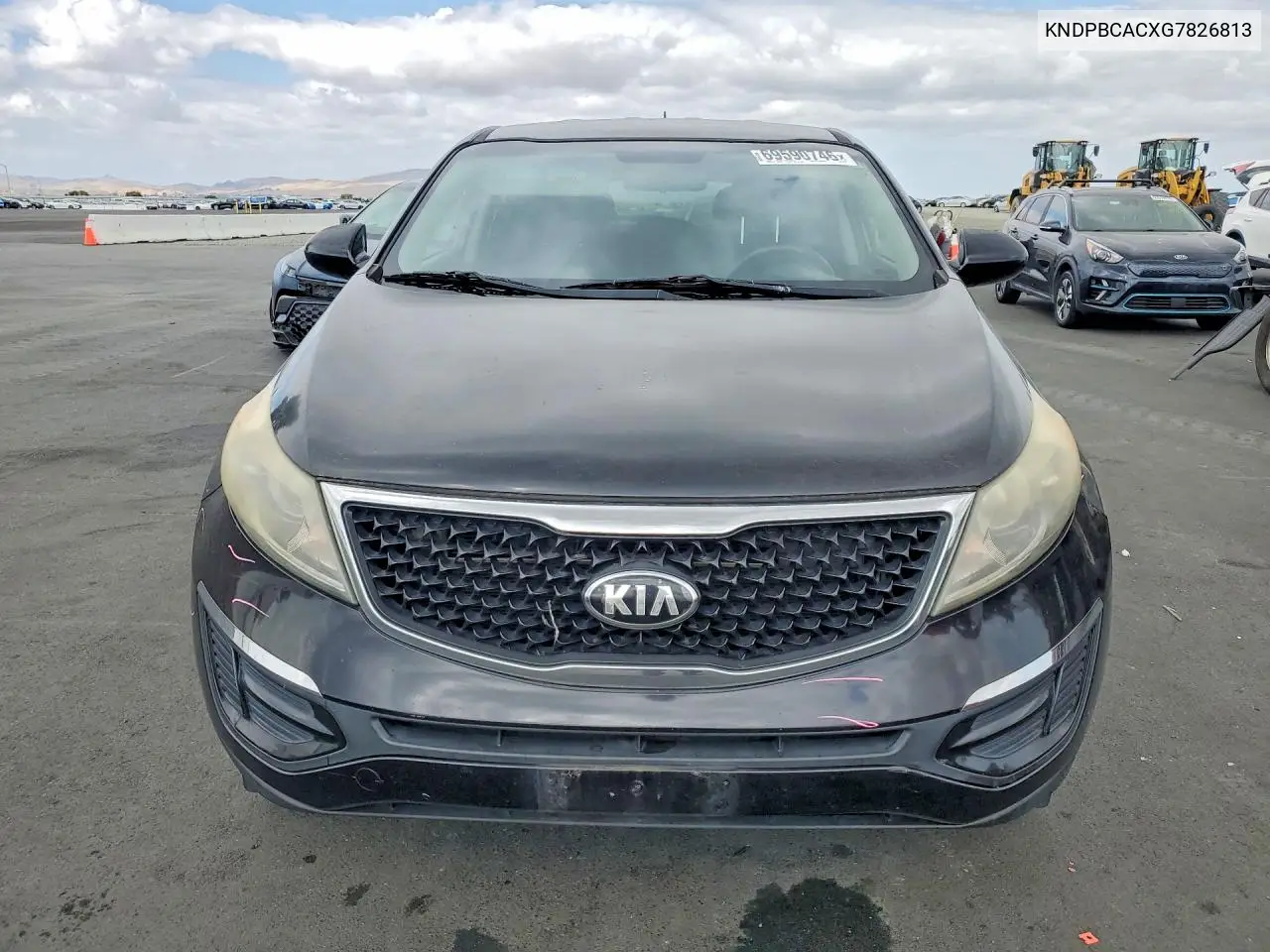 2016 KIA SPORTAGE VIN KNDPBCACXG7826813 — фото 5
