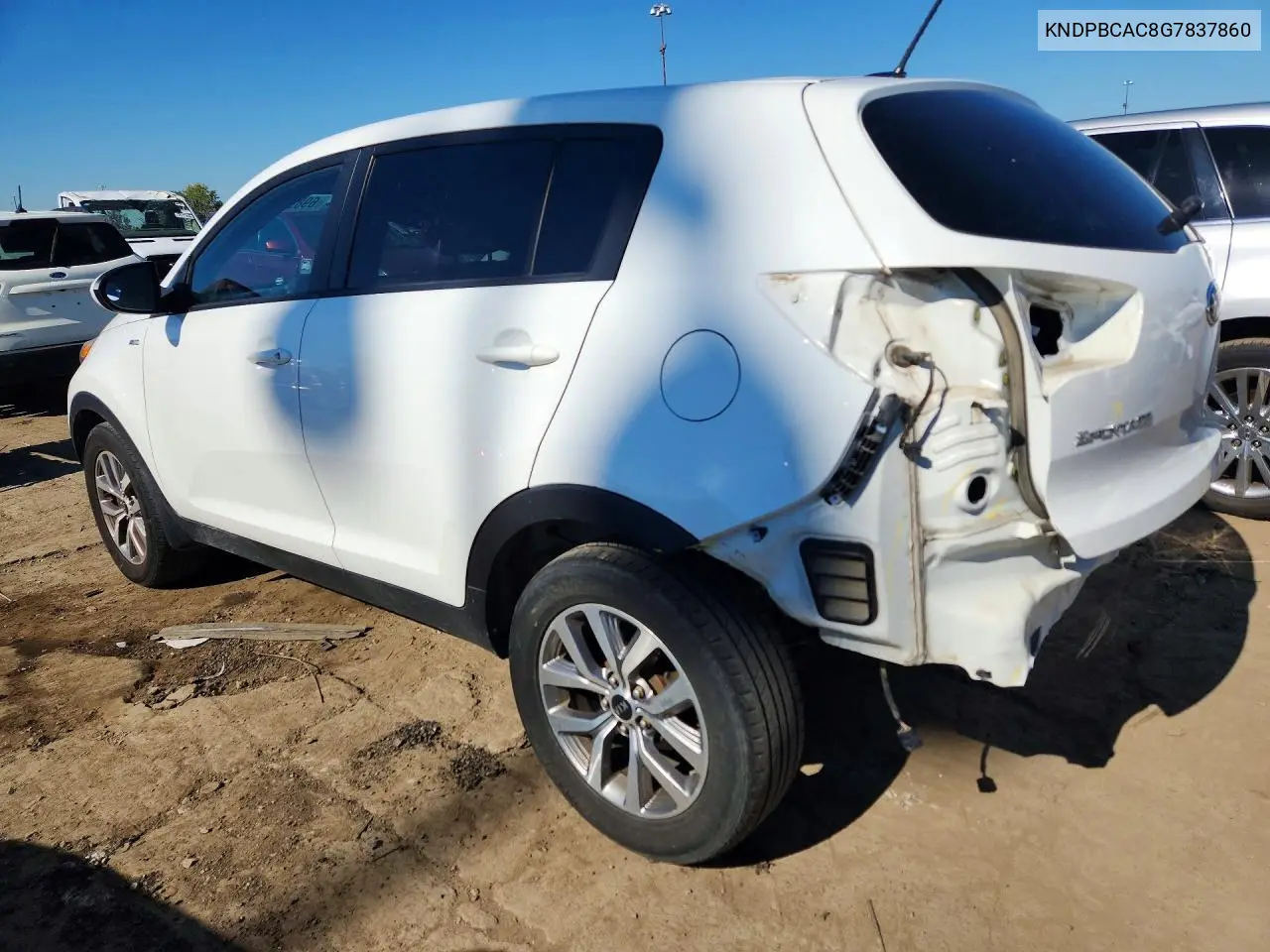 2016 KIA SPORTAGE VIN KNDPBCAC8G7837860 — фото 2