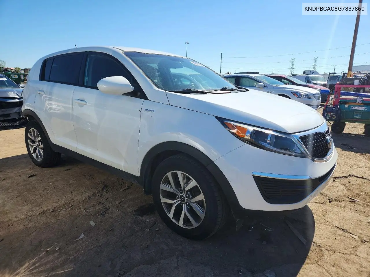 2016 KIA SPORTAGE VIN KNDPBCAC8G7837860 — фото 4