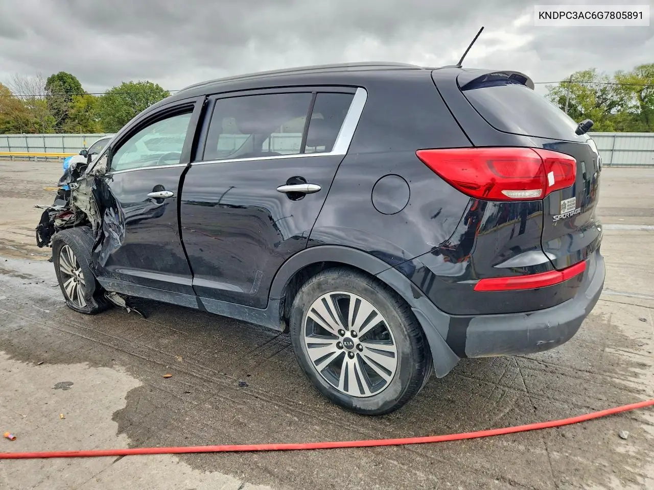 2016 KIA SPORTAGE VIN KNDPC3AC6G7805891 — фото 2