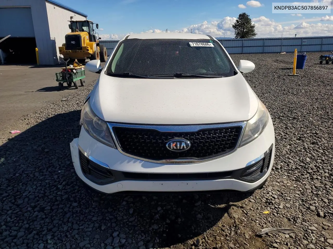2016 KIA SPORTAGE VIN KNDPB3AC5G7856897 — фото 5
