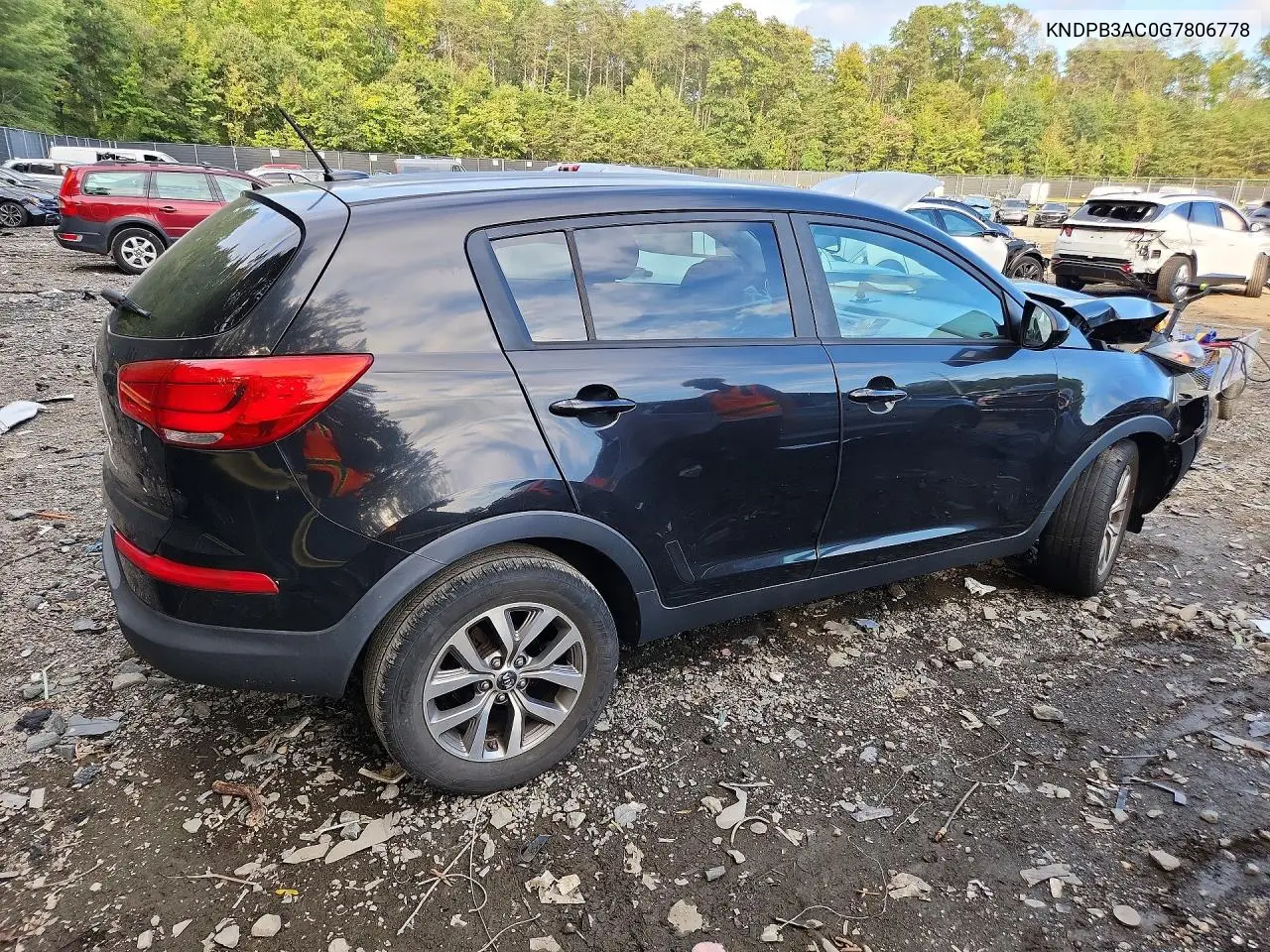 2016 KIA SPORTAGE VIN KNDPB3AC0G7806778 — фото 3