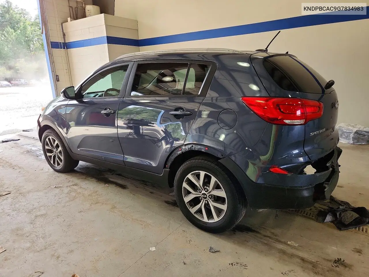 2016 KIA SPORTAGE VIN KNDPBCAC9G7834983 — фото 2