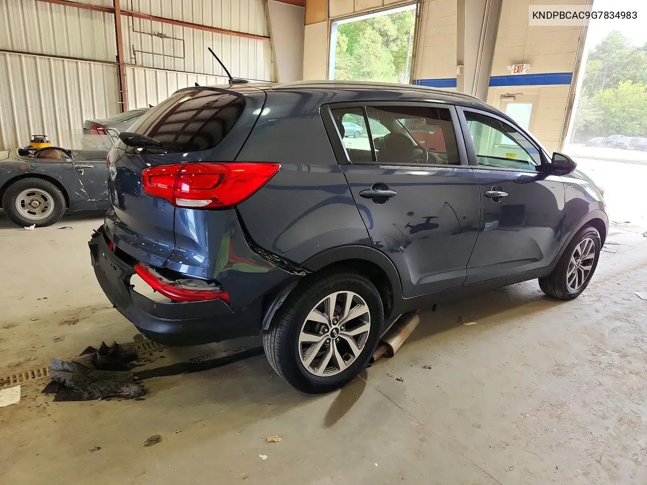 2016 KIA SPORTAGE VIN KNDPBCAC9G7834983 — фото 3