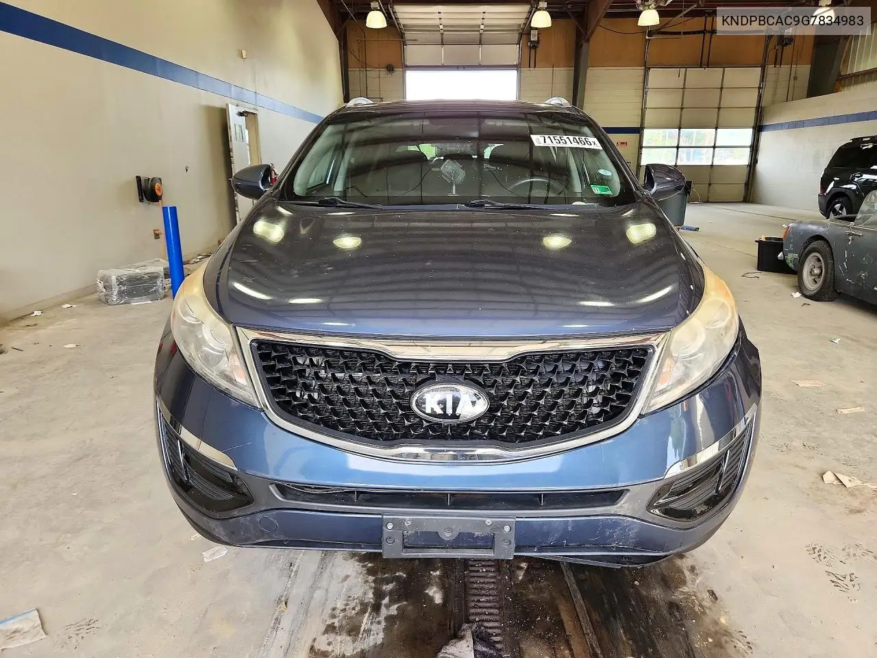 2016 KIA SPORTAGE VIN KNDPBCAC9G7834983 — фото 5