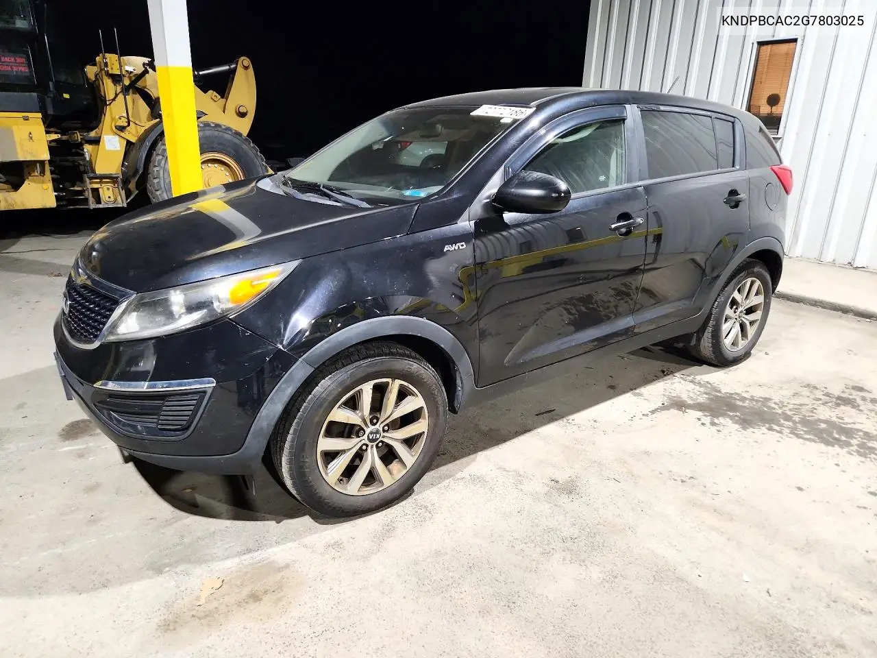 KIA SPORTAGE 2016, VIN KNDPBCAC2G7803025