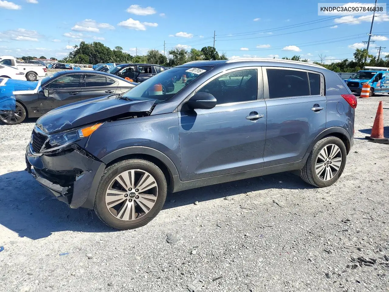 KIA SPORTAGE 2016, VIN KNDPC3AC9G7846838