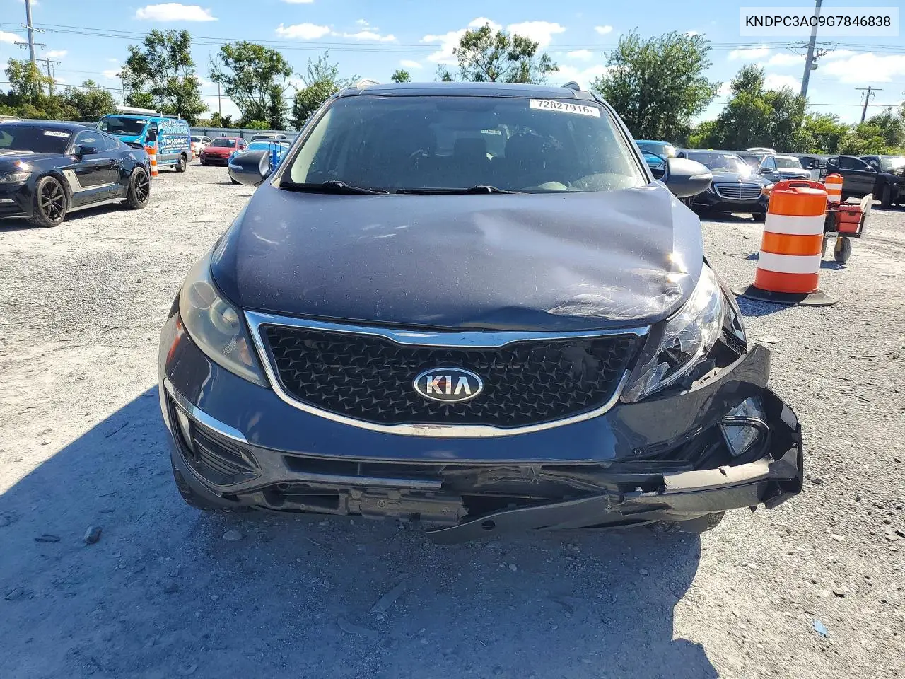 2016 KIA SPORTAGE VIN KNDPC3AC9G7846838 — фото 5