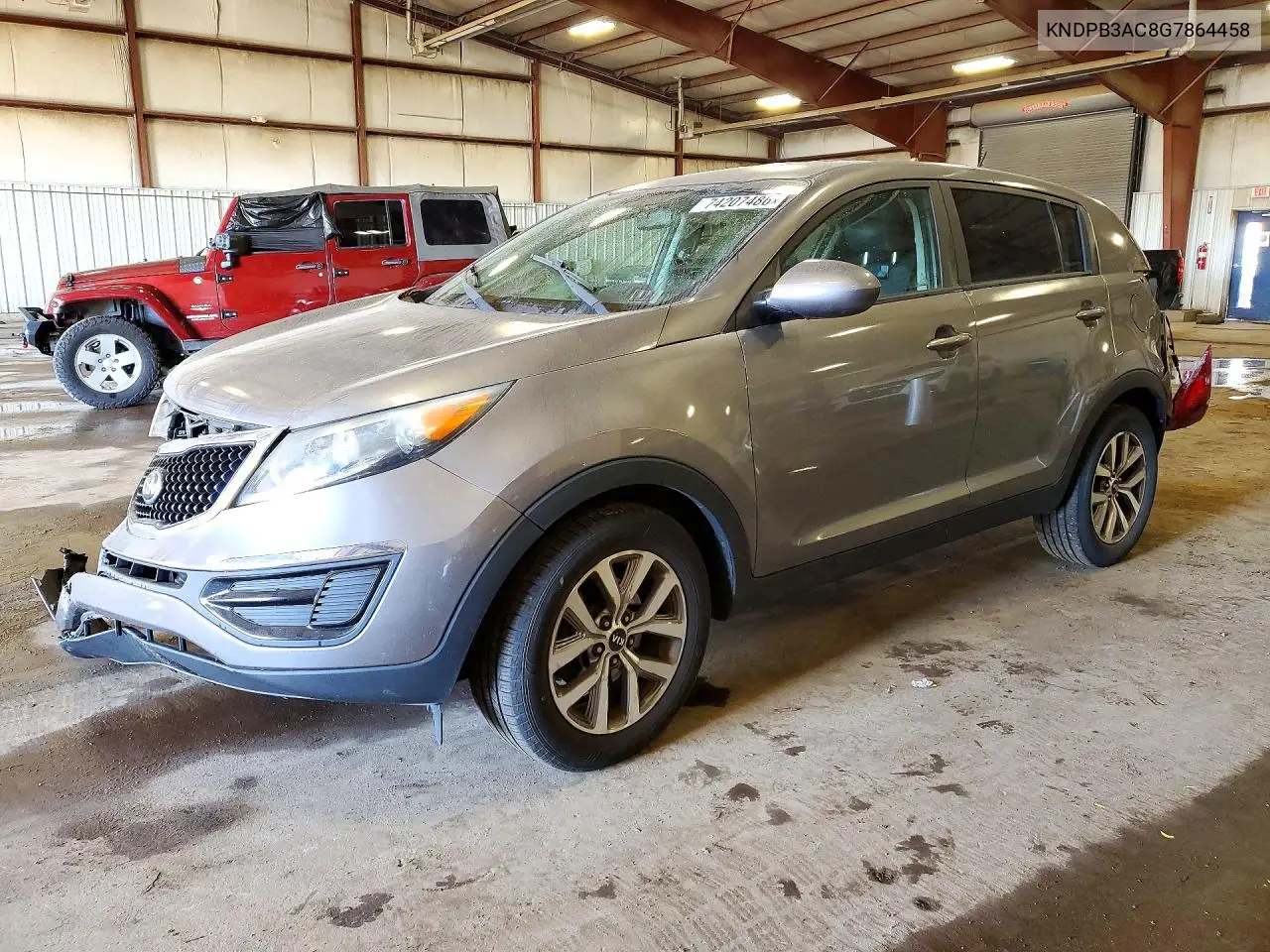 KIA SPORTAGE 2016, VIN KNDPB3AC8G7864458