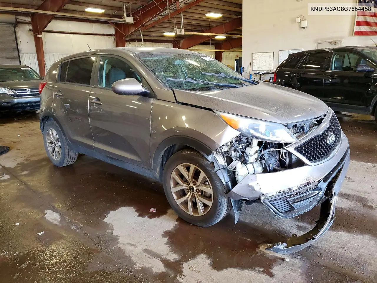 2016 KIA SPORTAGE VIN KNDPB3AC8G7864458 — фото 4