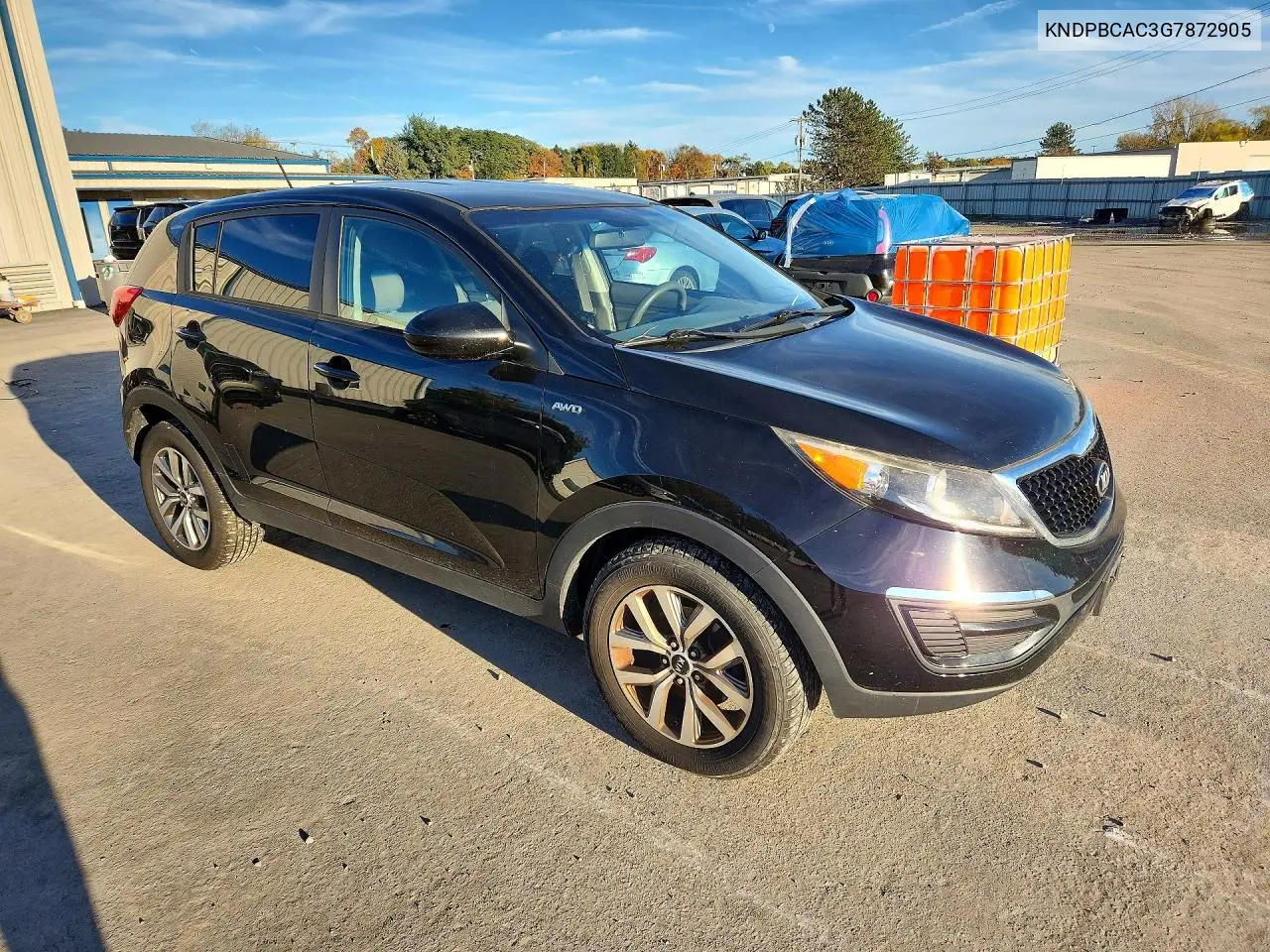 2016 KIA SPORTAGE VIN KNDPBCAC3G7872905 — фото 4