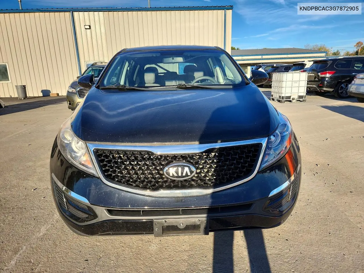 2016 KIA SPORTAGE VIN KNDPBCAC3G7872905 — фото 5