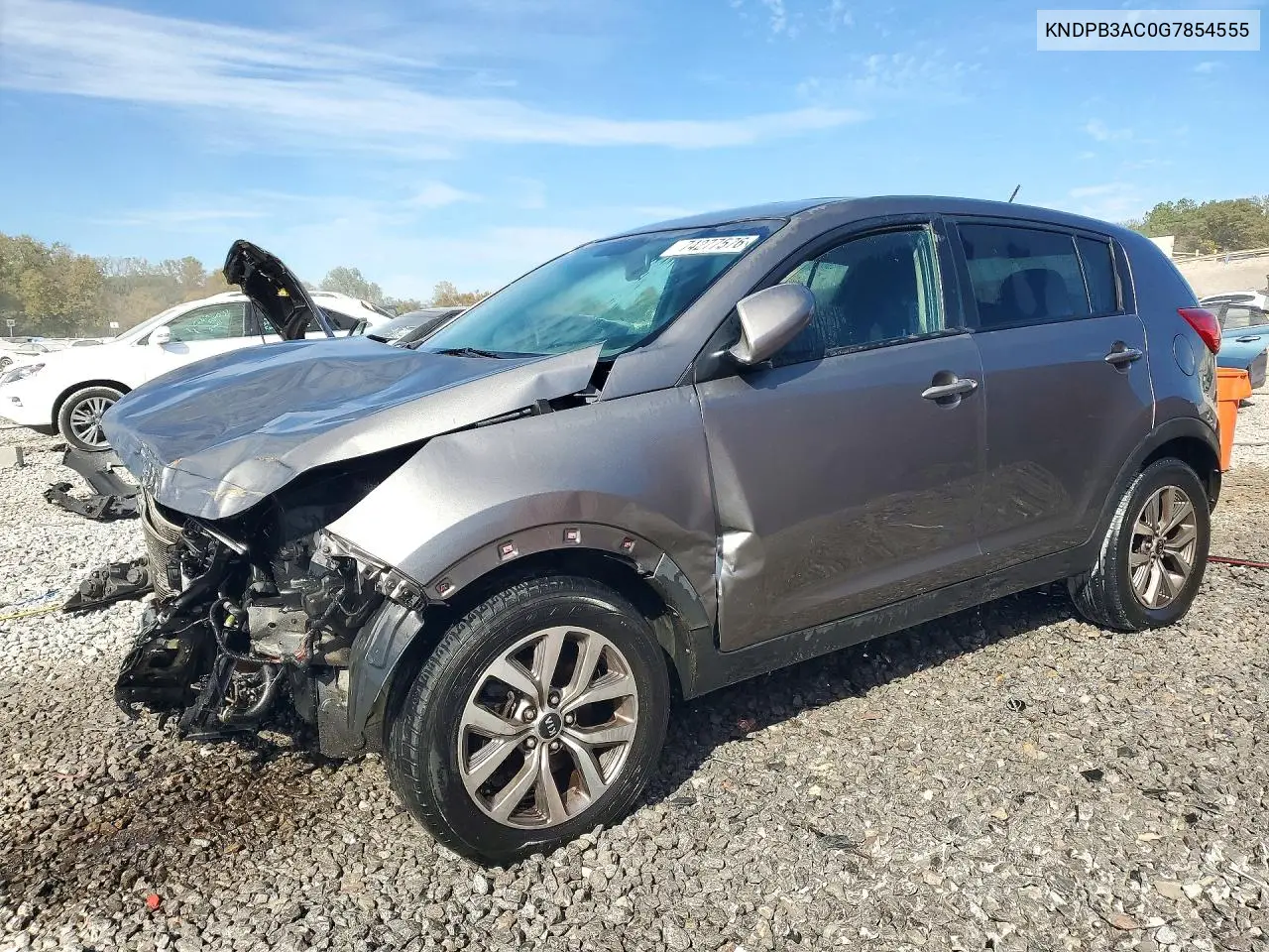 KIA SPORTAGE 2016, VIN KNDPB3AC0G7854555