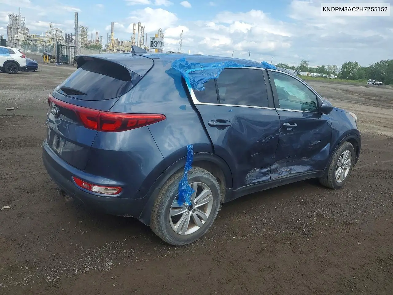 2017 KIA SPORTAGE VIN KNDPM3AC2H7255152 — фото 3