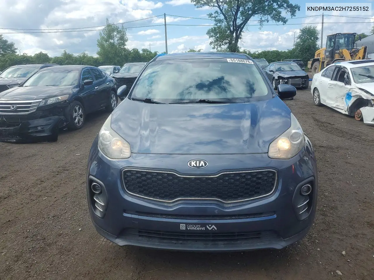 2017 KIA SPORTAGE VIN KNDPM3AC2H7255152 — фото 5
