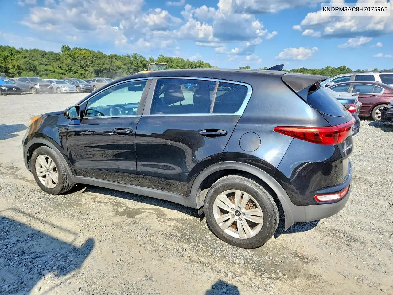 2017 KIA SPORTAGE VIN KNDPM3AC8H7075965 — фото 2