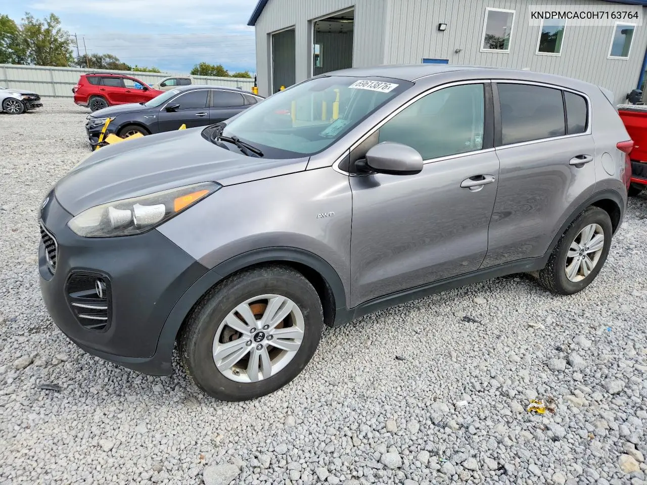 KIA SPORTAGE 2017, VIN KNDPMCAC0H7163764