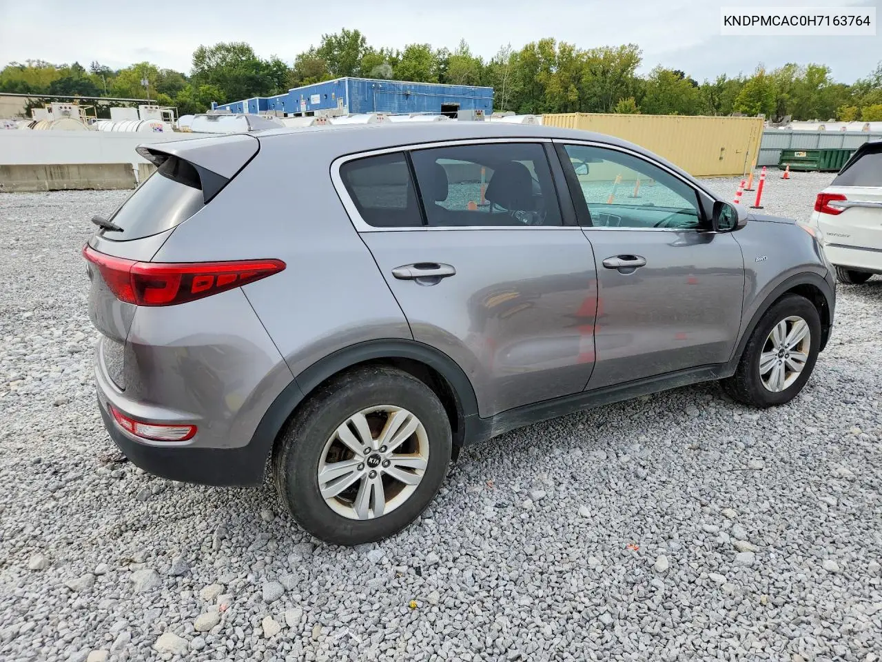 2017 KIA SPORTAGE VIN KNDPMCAC0H7163764 — фото 3