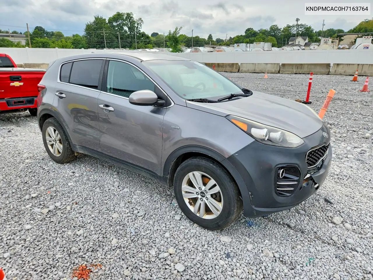2017 KIA SPORTAGE VIN KNDPMCAC0H7163764 — фото 4