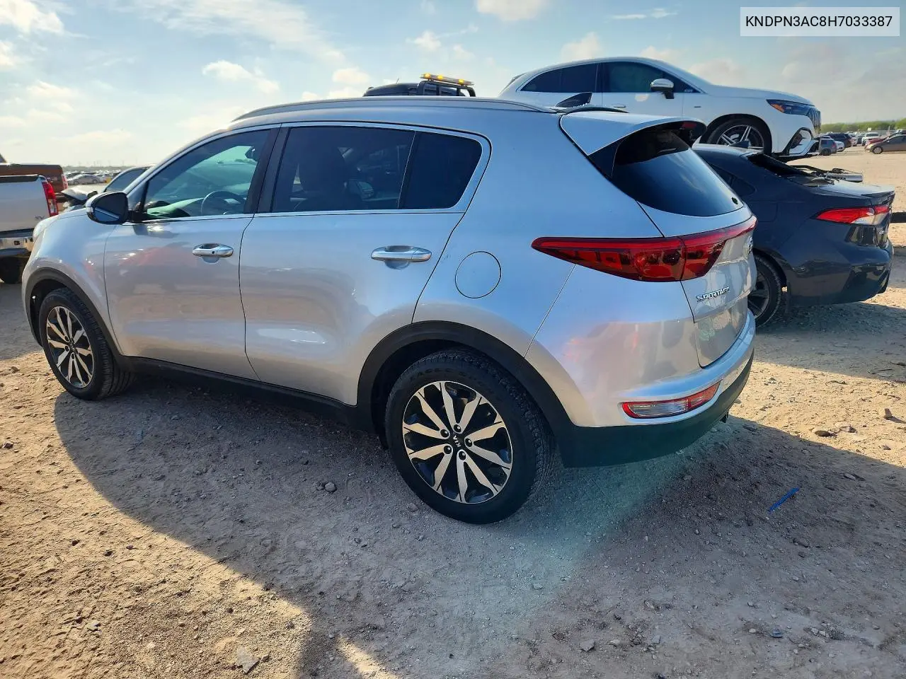 2017 KIA SPORTAGE VIN KNDPN3AC8H7033387 — фото 2