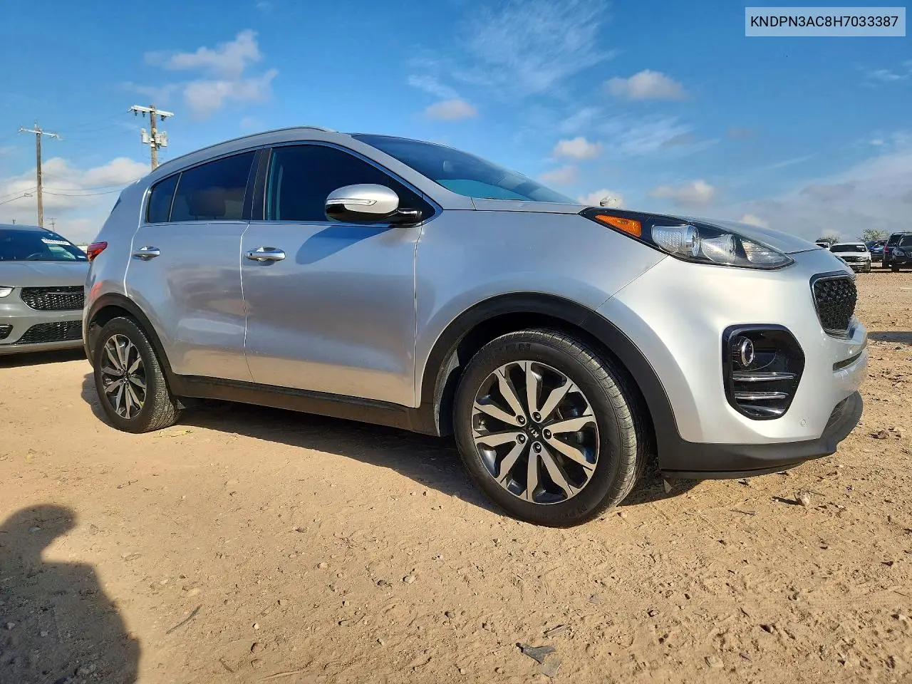2017 KIA SPORTAGE VIN KNDPN3AC8H7033387 — фото 4
