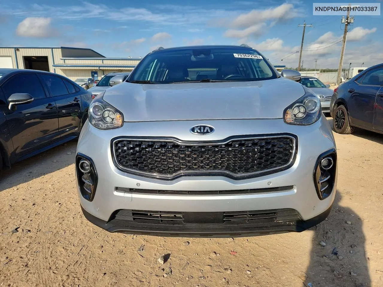 2017 KIA SPORTAGE VIN KNDPN3AC8H7033387 — фото 5