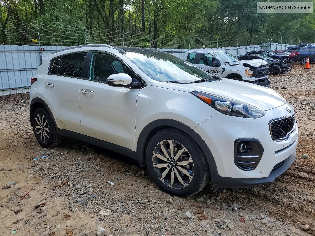 2017 KIA SPORTAGE VIN KNDPN3AC5H7236608 — фото 4