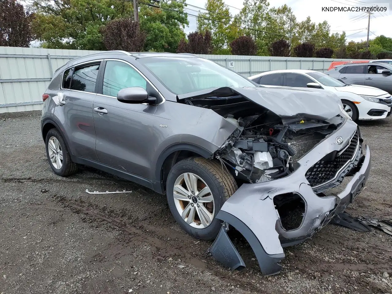 2017 KIA SPORTAGE VIN KNDPMCAC2H7260609 — фото 4