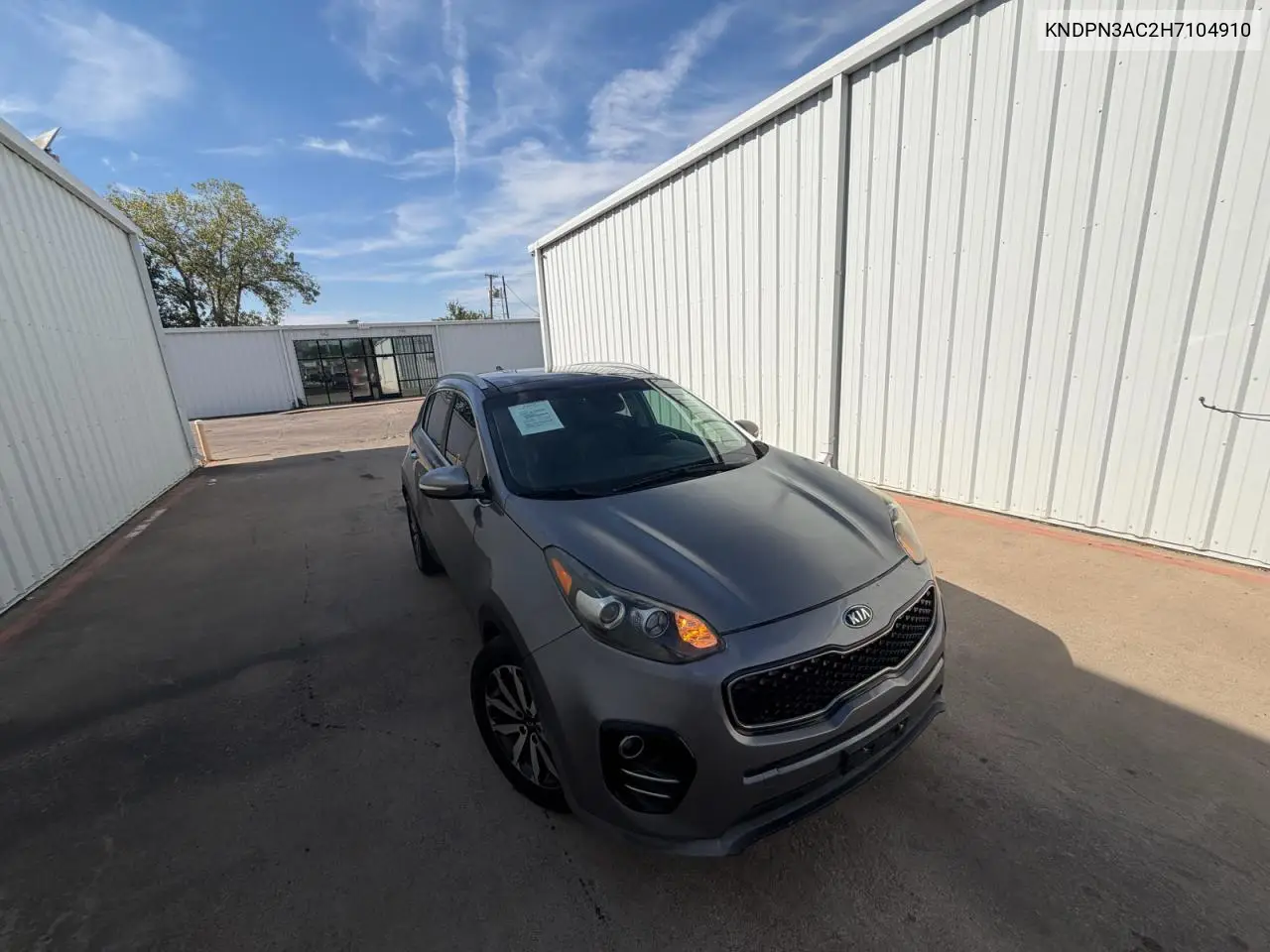 KIA SPORTAGE 2017, VIN KNDPN3AC2H7104910