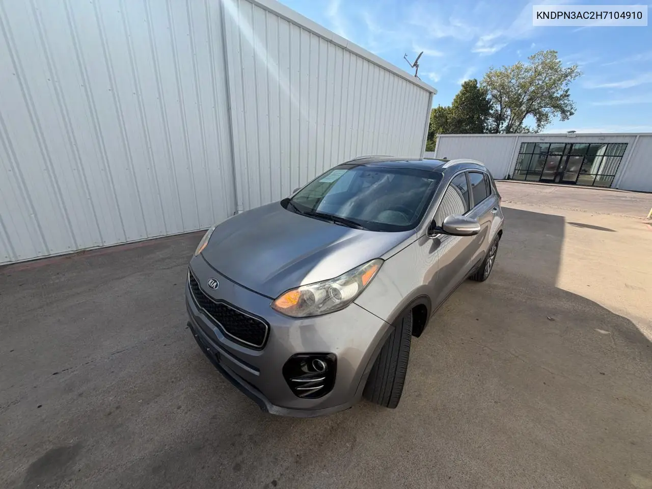 2017 KIA SPORTAGE VIN KNDPN3AC2H7104910 — фото 2