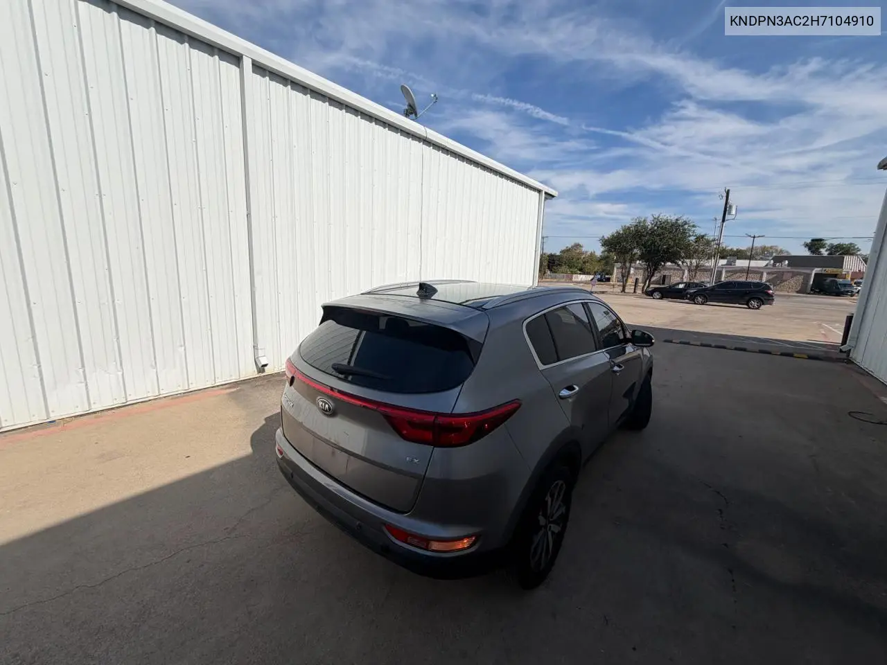 2017 KIA SPORTAGE VIN KNDPN3AC2H7104910 — фото 4