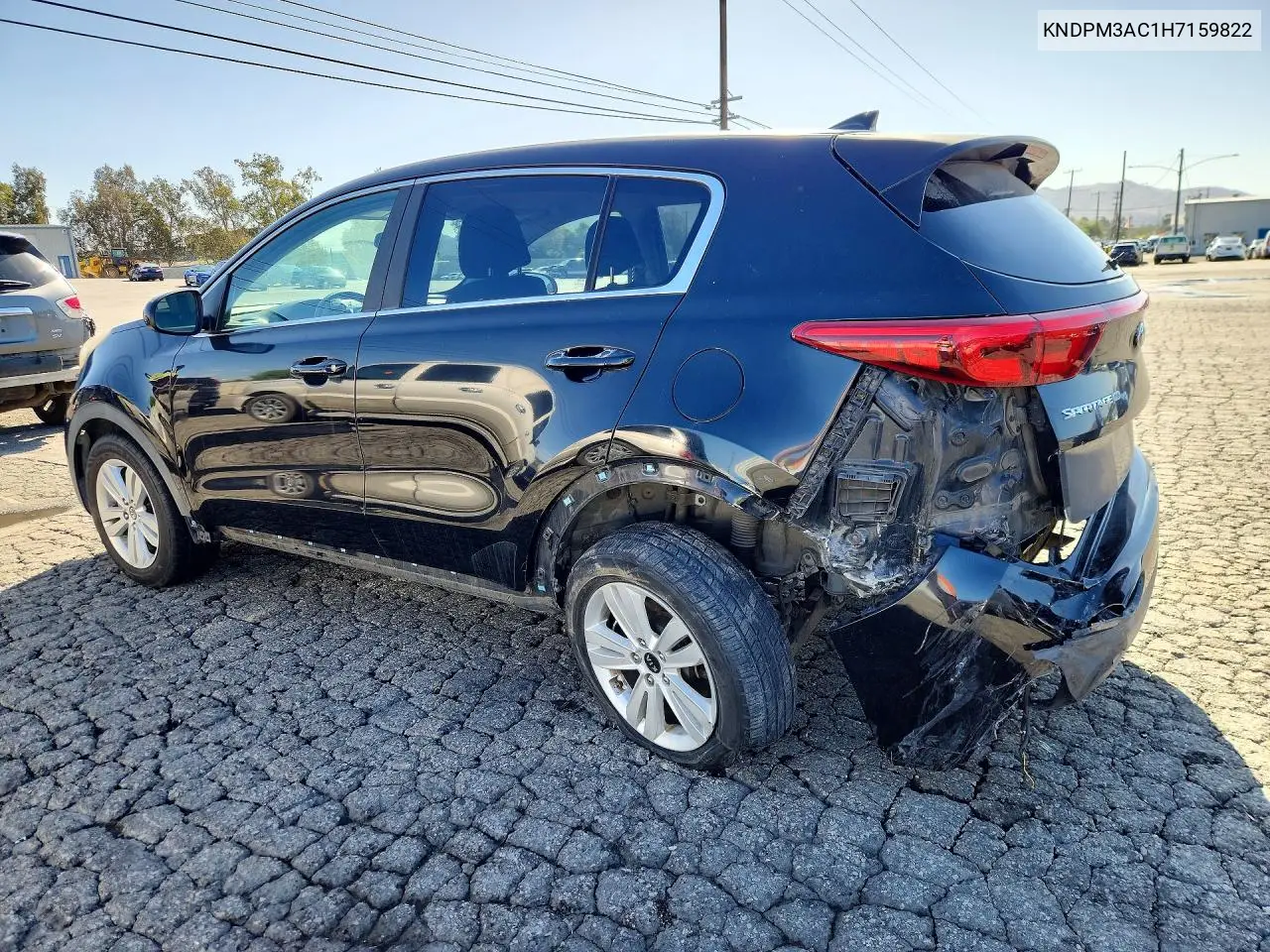 2017 KIA SPORTAGE VIN KNDPM3AC1H7159822 — фото 2