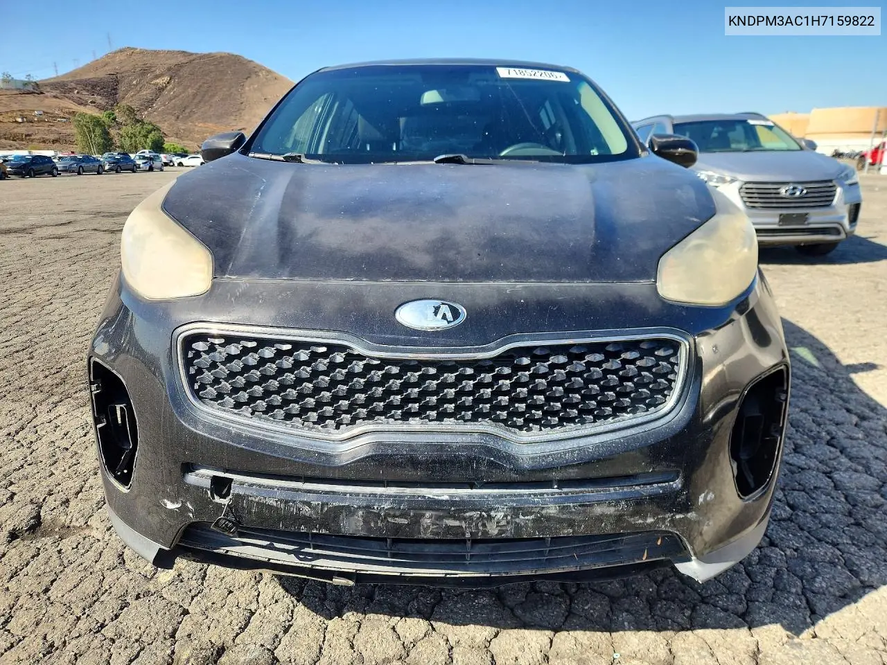 2017 KIA SPORTAGE VIN KNDPM3AC1H7159822 — фото 5