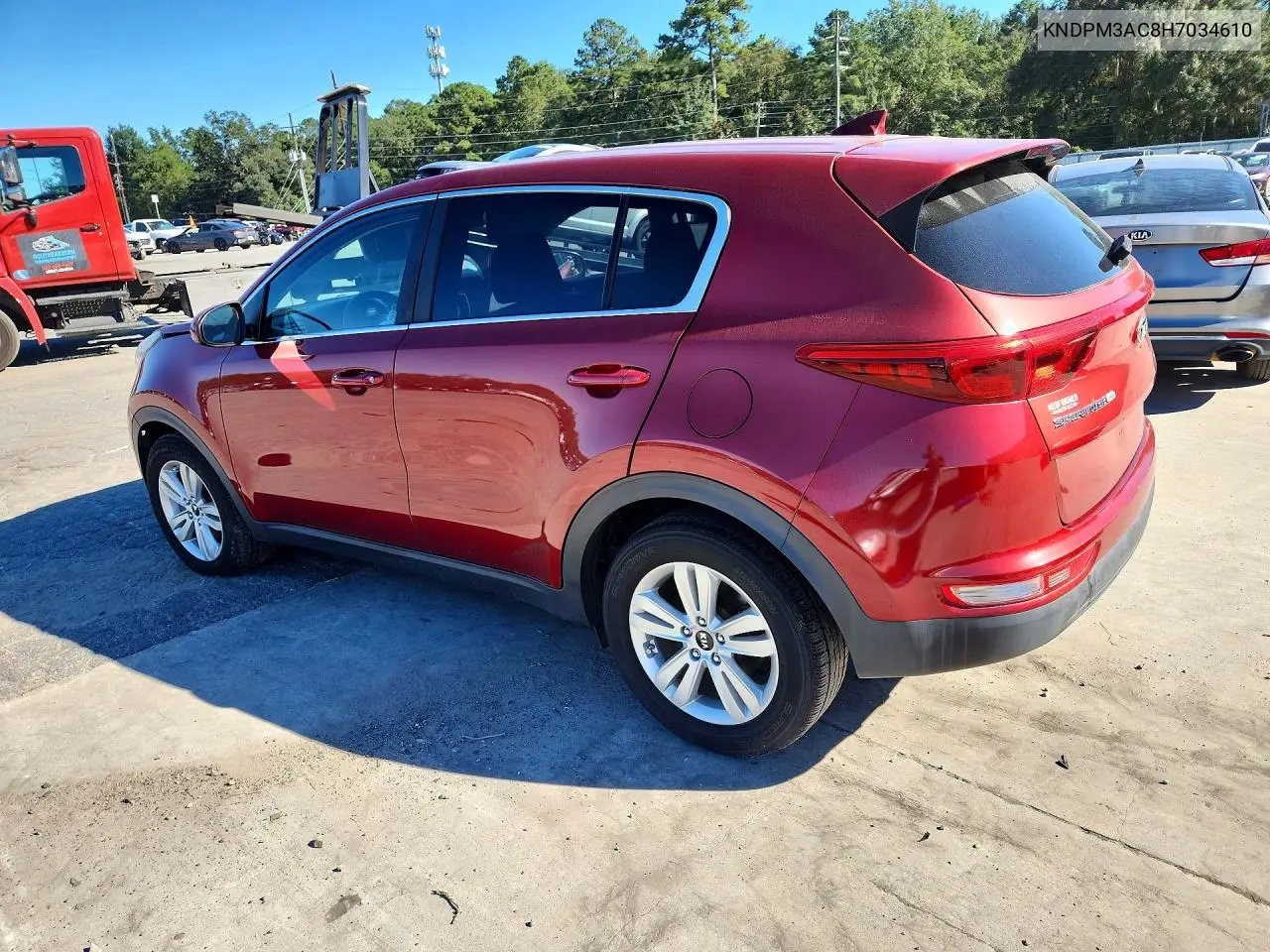 2017 KIA SPORTAGE VIN KNDPM3AC8H7034610 — фото 2
